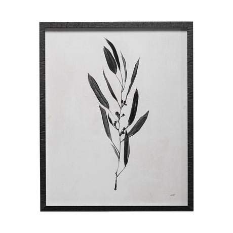 Botanical Study I by Julia Purinton a Hand Embellished Textured Framed Art Print Matted under Glass from Mercana - Luna Furniture