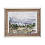 Overcast Reservoir II by Ethan Harper Hand Embellished Textured Framed Art Print Matted under Glass from Mercana - Luna Furniture