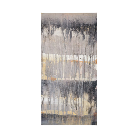 Tectonic I by Albena Hristova a Hand Embellished Textured Canvas from Mercana - Luna Furniture