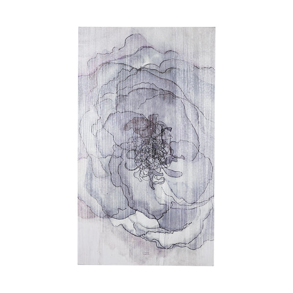 Sun and Rain I by Halle Rakka a Hand Embellished Textured Canvas