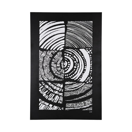 Maze II by Alarm a Hand Embellished Textured Canvas from Mercana - Luna Furniture