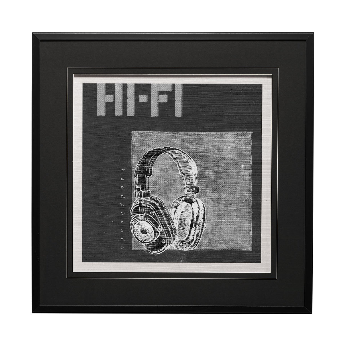 Retro Tone II by Alarm a Hand Embellished Textured Framed Art Print Matted under Glass from Mercana - Luna Furniture