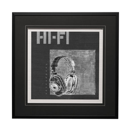 Retro Tone II by Alarm a Hand Embellished Textured Framed Art Print Matted under Glass from Mercana - Luna Furniture