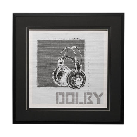 Retro Tone I by Alarm a Hand Embellished Textured Framed Art Print Matted under Glass from Mercana - Luna Furniture