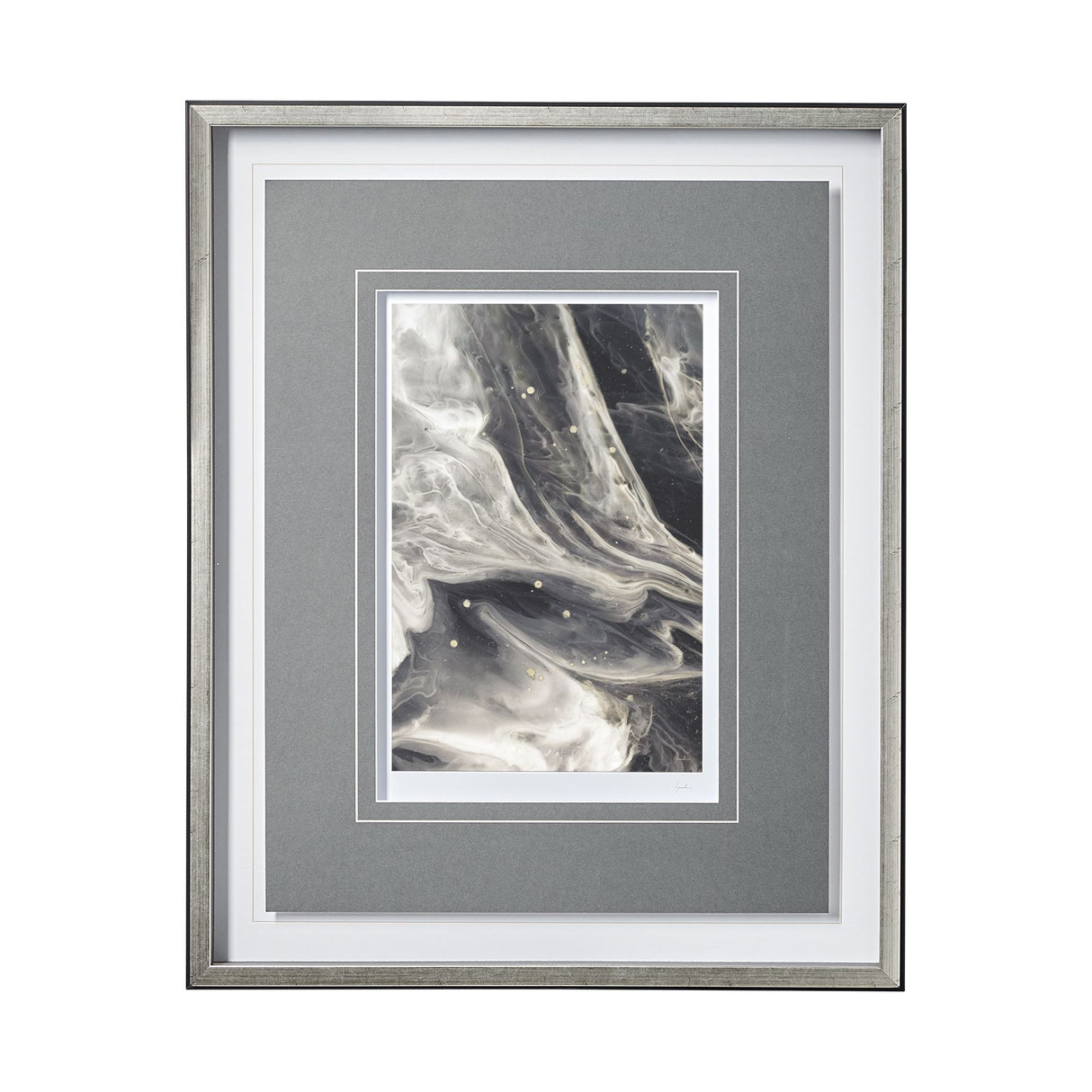 Greek Pitch II by Gabrielle Campbell a Hand Embellished Textured Framed Art Print Matted under Glass from Mercana - Luna Furniture