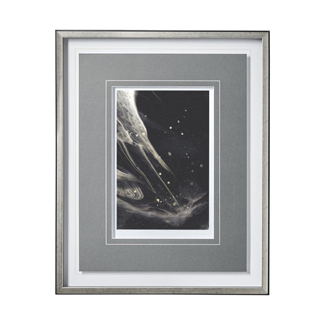 Greek Pitch III by Gabrielle Campbell Hand Embellished Textured Framed Art Print Matted under Glass from Mercana - Luna Furniture