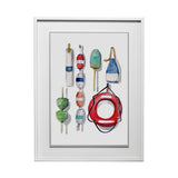 Watercolor Buoys II by Jenifer Paxton Parker a Framed Art Print Matted under Glass from Mercana - Luna Furniture