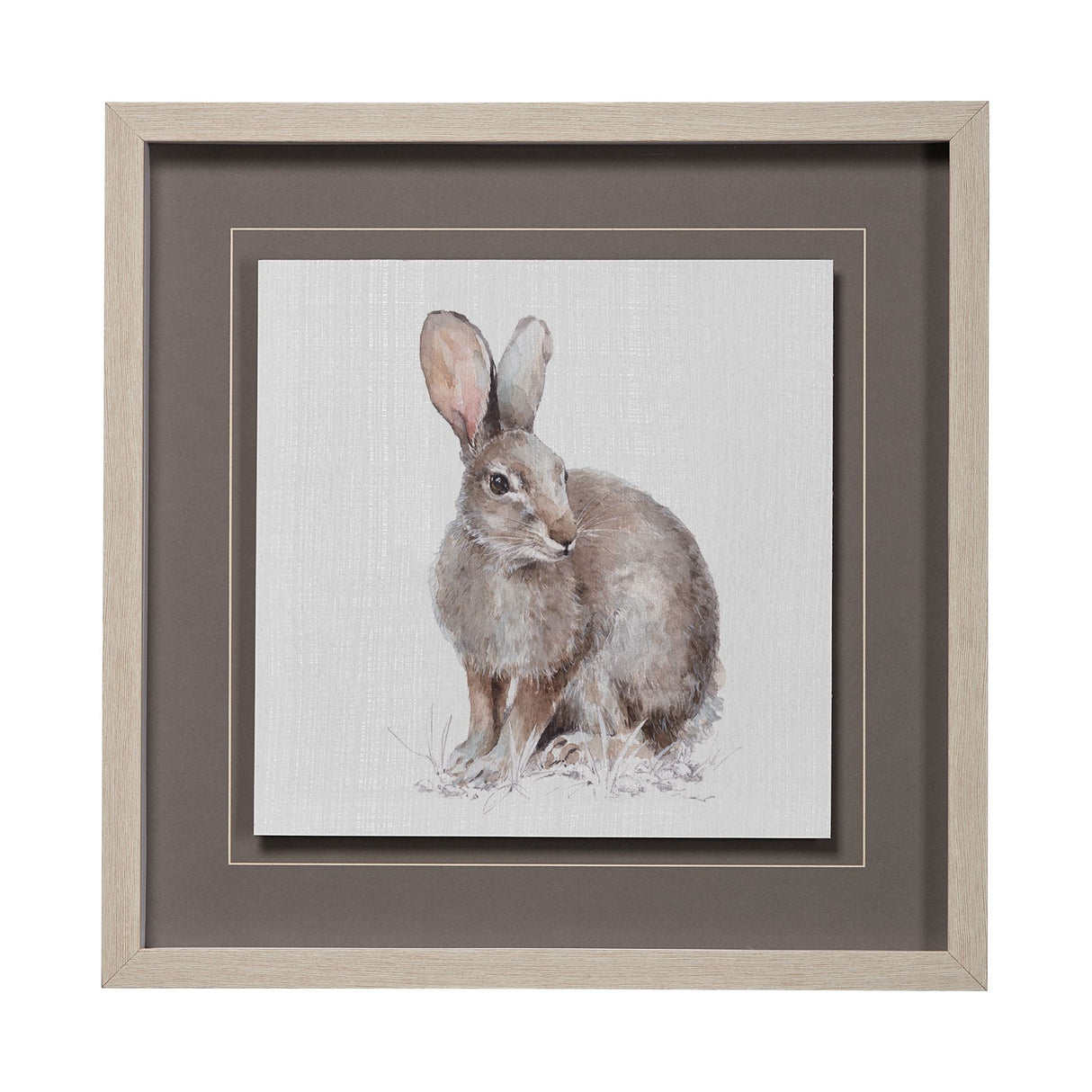 Forest Friends VIII (Hare) by Lisa Audit Hand Embellished Framed Art Print Matted under Glass from Mercana - Luna Furniture