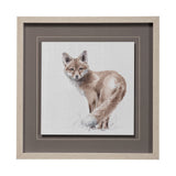 Forest Friends XI (Fox) by Lisa Audit Hand Embellished Textured Framed Art Print Matted under Glass from Mercana - Luna Furniture