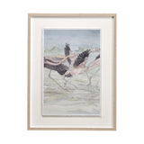 Flamingo II by Mercana Studio a Hand Embellished Textured Framed Art Print Matted under Glass from Mercana - Luna Furniture