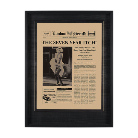 The Seven Year Itch by Vintage Collection Hand Embellished Framed Art Photo Matted under Glass from Mercana - Luna Furniture