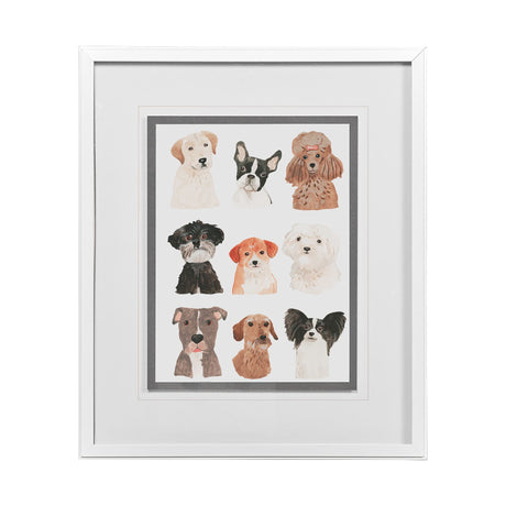 Doggos & Puppers II by June Erica Vess a Framed Art Print Matted under Glass from Mercana - Luna Furniture