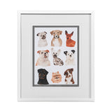 Doggos & Puppers I by June Erica Vess a Framed Art Print Matted under Glass from Mercana - Luna Furniture