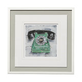 Retro Phone III by Ethan Harper a Framed Art Print Matted under Glass from Mercana - Luna Furniture