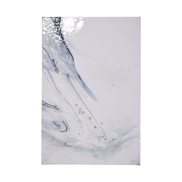 Thunderclouds III by Gabrielle Campbell a Hand Embellished Textured Canvas