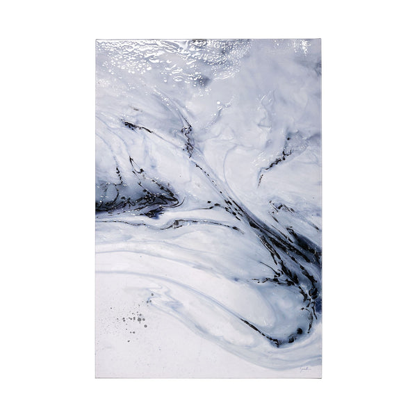 Thunderclouds I by Gabrielle Campbell a Hand Embellished Textured Canvas