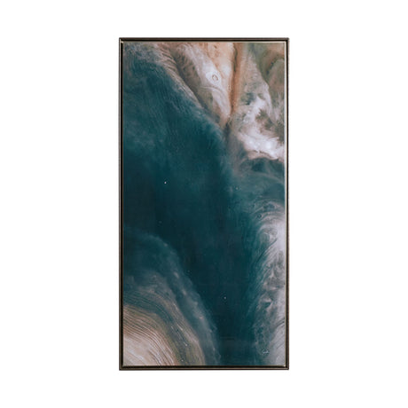 Oasis II by Studio M a handmade Original Framed Canvas Artwork from Mercana - Luna Furniture