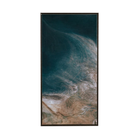 Oasis I by Studio M a handmade Original Framed Canvas Artwork from Mercana - Luna Furniture