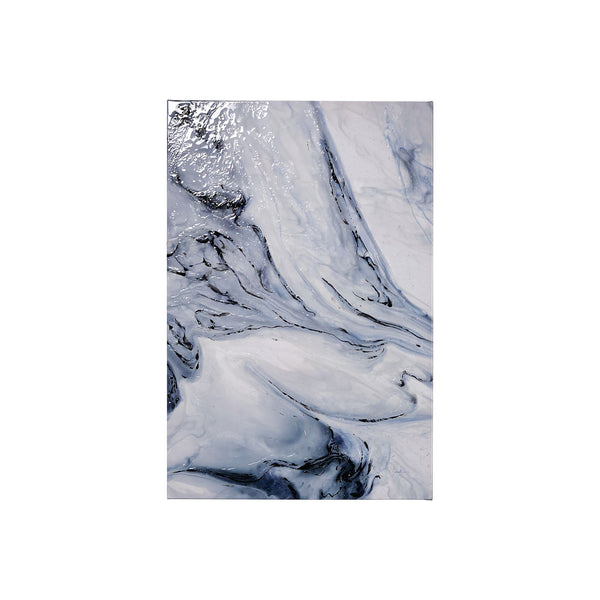 Thunderclouds II by Gabrielle Campbell a Hand Embellished Textured Canvas