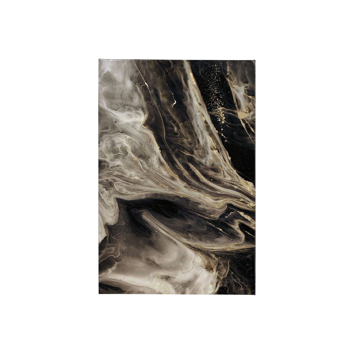 Greek Pitch II by Gabrielle Campbell a Hand Embellished Textured Canvas from Mercana - Luna Furniture