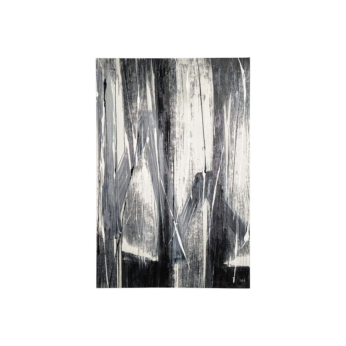 Glass Shower II by Mercana Studio a Hand Embellished Textured Canvas from Mercana - Luna Furniture