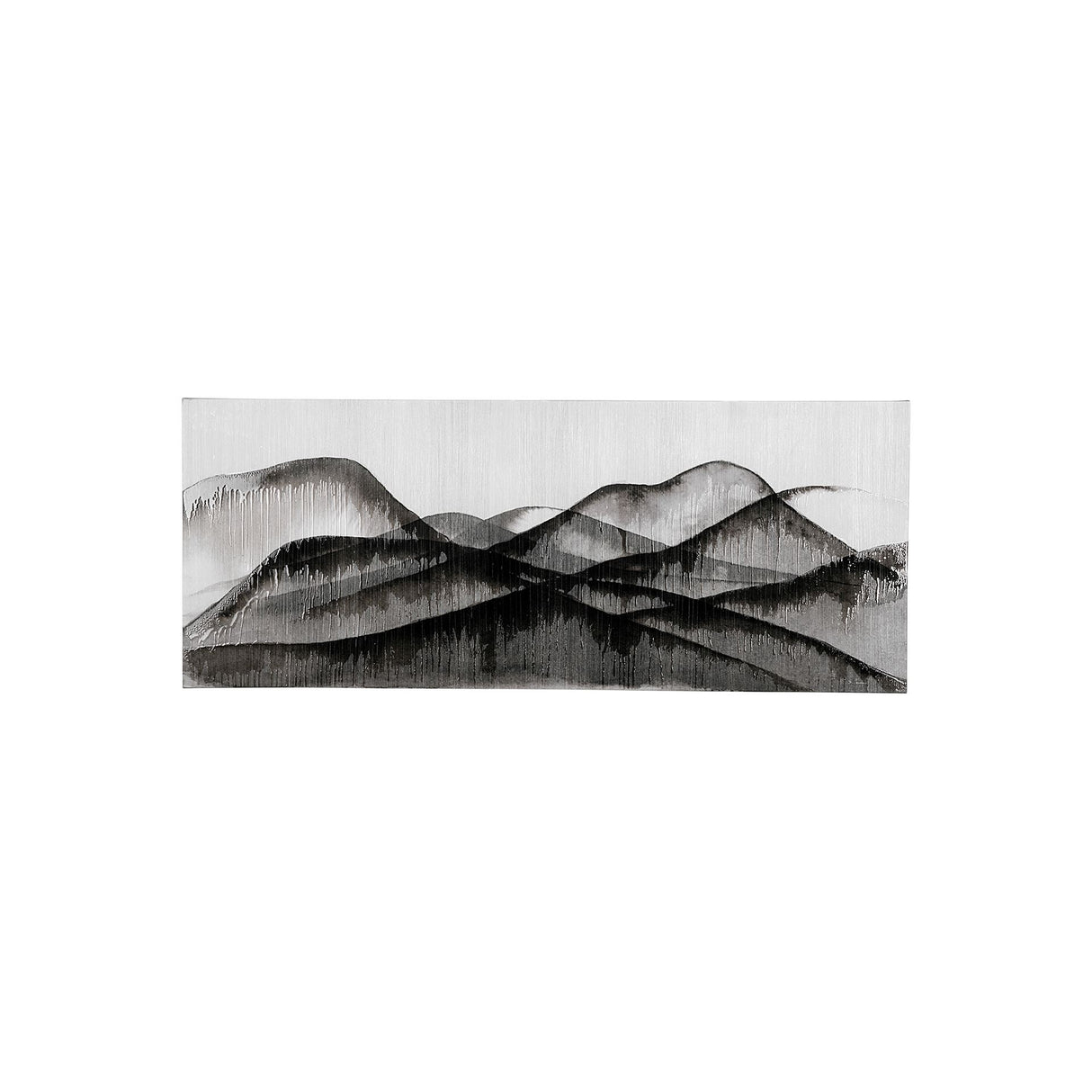Beyond the Rainy Hills by Mercana Studio a Hand Embellished Textured Canvas from Mercana - Luna Furniture