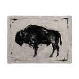 Dynamic Bison II by Ethan Harper a Hand Embellished Textured Canvas from Mercana - Luna Furniture