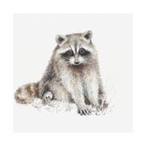 Forest Friends X (Racoon) by Lisa Audit a Hand Embellished Textured Canvas from Mercana - Luna Furniture