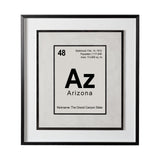 Arizona by Glartlab a Hand Embellished Textured Framed Art Print Matted under Glass from Mercana - Luna Furniture