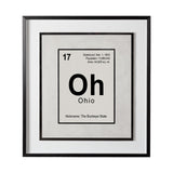 Ohio by Glartlab a Hand Embellished Textured Framed Art Print Matted under Glass from Mercana - Luna Furniture