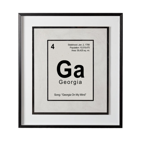 Georgia by Glartlab a Hand Embellished Textured Framed Art Print Matted under Glass from Mercana - Luna Furniture