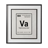 Vancouver by Glartlab a Hand Embellished Textured Framed Art Print Matted under Glass from Mercana - Luna Furniture