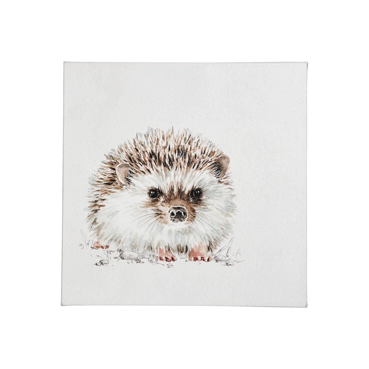 Forest Friends VII (Hedgehog) by Lisa Audit a Hand Embellished Textured Canvas from Mercana - Luna Furniture