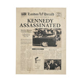 Kennedy Assassinated by Mercana Studio a Hand Embellished Textured Canvas from Mercana - Luna Furniture