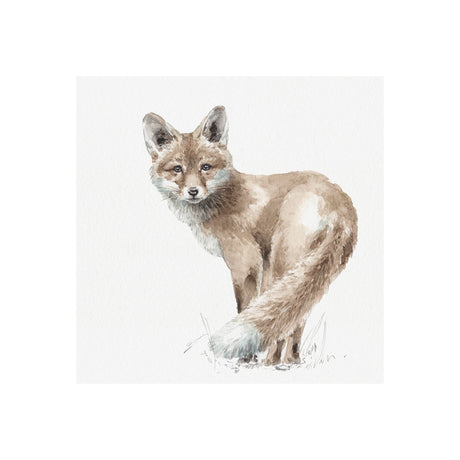 Forest Friends XI (Fox) by Lisa Audit a Hand Embellished Textured Canvas from Mercana - Luna Furniture