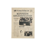 Kennedy Assassinated by Mercana Studio a Hand Embellished Textured Canvas from Mercana - Luna Furniture