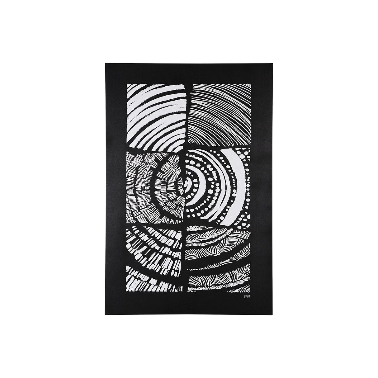 Maze II by Alarm a Hand Embellished Textured Canvas from Mercana - Luna Furniture