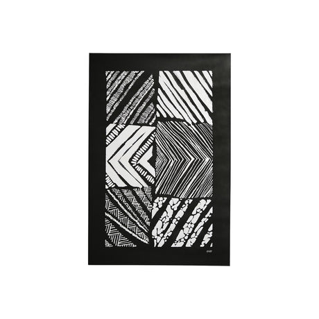 Maze I by Alarm a Hand Embellished Textured Canvas from Mercana - Luna Furniture