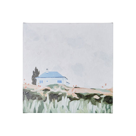 House on a Hill II by Emma Scarvey a Hand Embellished Textured Canvas from Mercana - Luna Furniture