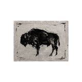 Dynamic Bison II by Ethan Harper a Hand Embellished Textured Canvas from Mercana - Luna Furniture