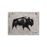 Dynamic Bison I by Ethan Harper a Hand Embellished Textured Canvas from Mercana - Luna Furniture