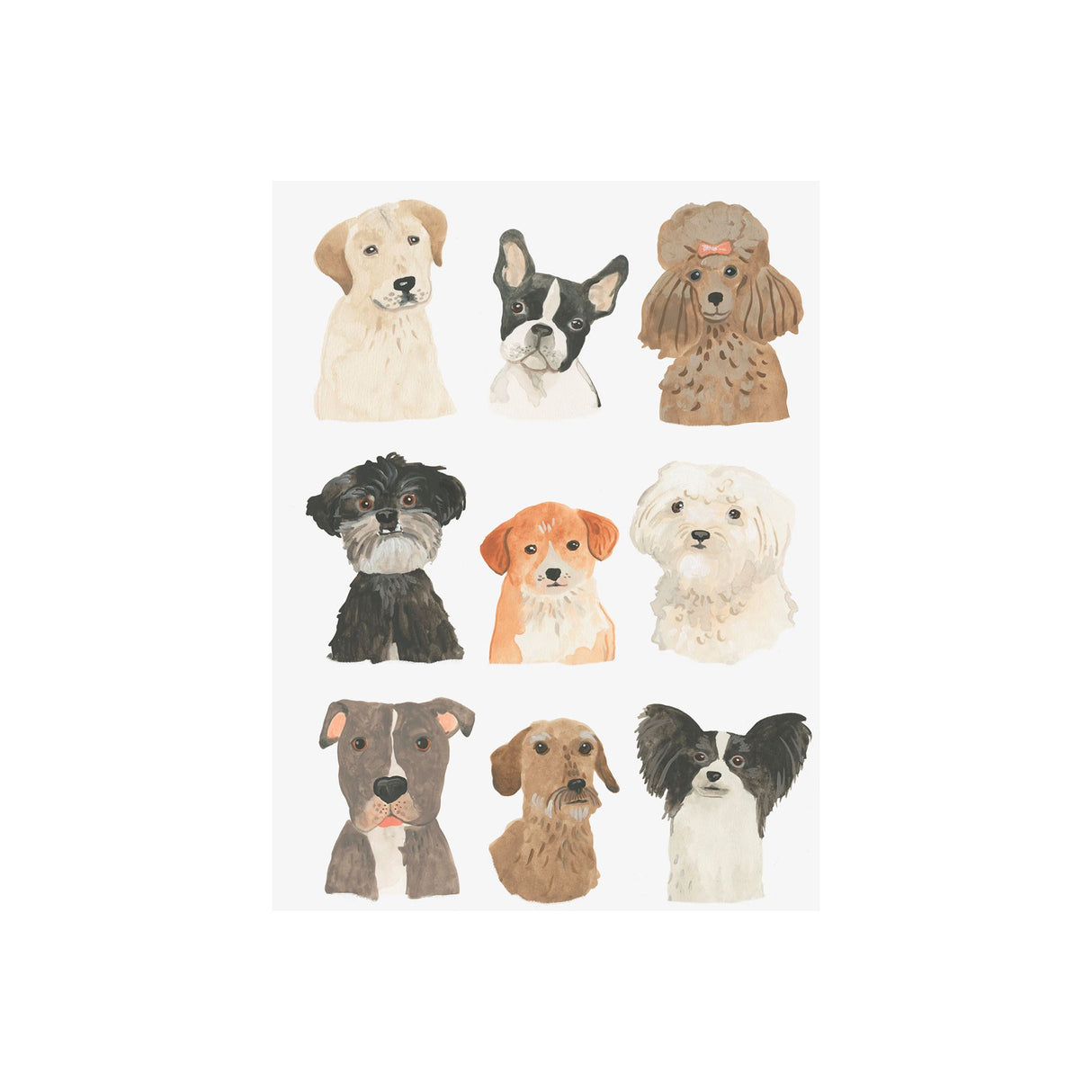 Doggos & Puppers II by June Erica Vess a Hand Embellished Textured Canvas from Mercana - Luna Furniture