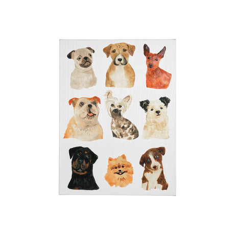 Doggos & Puppers I by June Erica Vess a Hand Embellished Textured Canvas from Mercana - Luna Furniture
