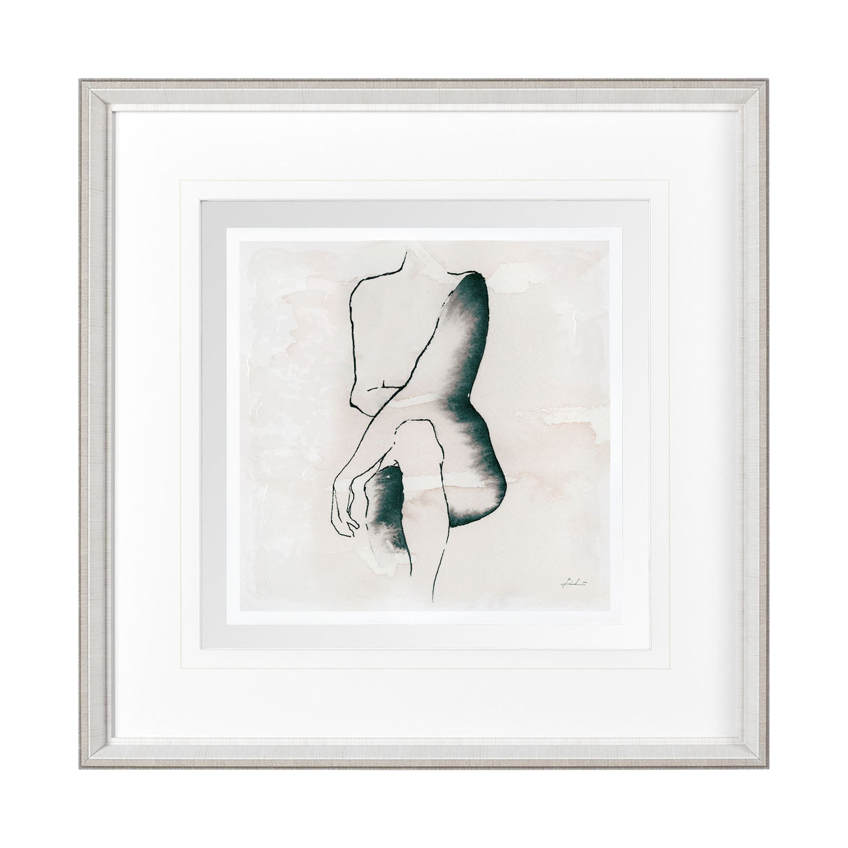 Andromedae Light V by Melody D a Hand Embellished Textured Framed Art Print Matted under Glass from Mercana - Luna Furniture