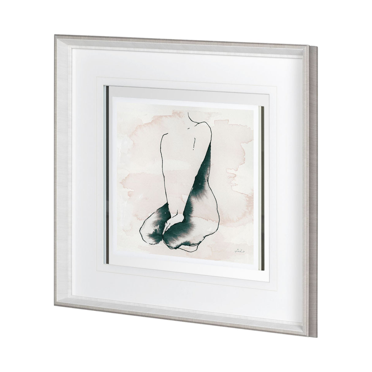 Andromedae Light VI by Melody D a Hand Embellished Textured Framed Art Print Matted under Glass from Mercana - Luna Furniture