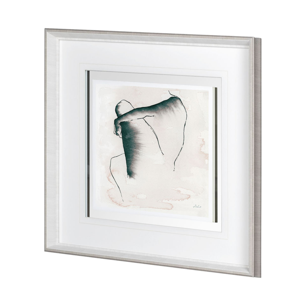 Andromedae Light III by Melody D a Hand Embellished Textured Framed Art Print Matted under Glass from Mercana - Luna Furniture