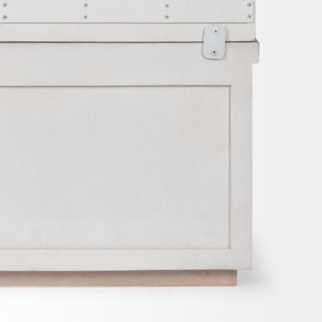 Fairview IV 61L x 17W White And Brown Wood With Storage Hall Tree from Mercana - Luna Furniture