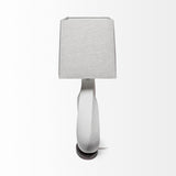 Celtica (26.8"H) White Resin Ring-Shaped Base Table Lamp from Mercana - Luna Furniture