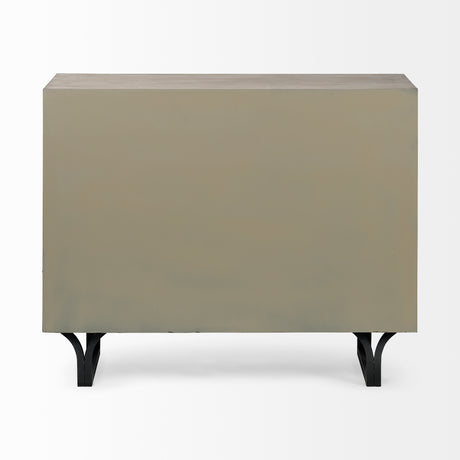 Giselle I 40L x 16W Light Brown Fir Veneer 3 Drawer Accent Cabinet from Mercana - Luna Furniture