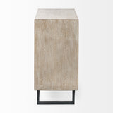 Giselle I 40L x 16W Light Brown Fir Veneer 3 Drawer Accent Cabinet from Mercana - Luna Furniture